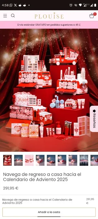 Cruising Home for Christmas Makeup & Beauty Advent Calendar 2025
