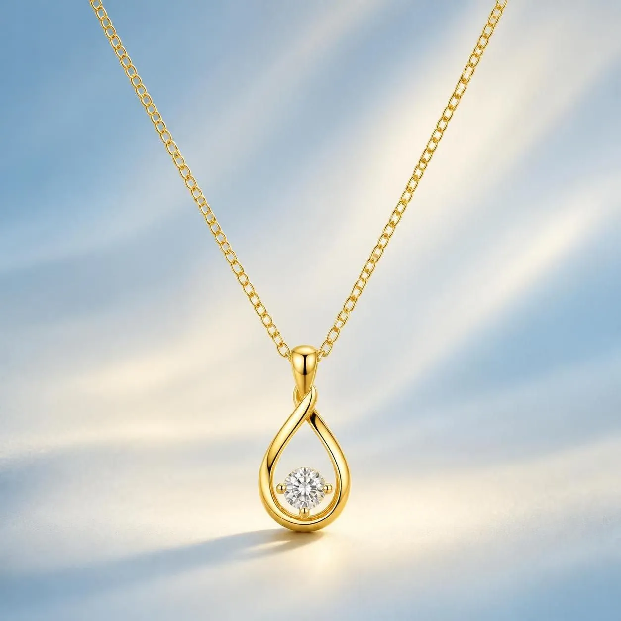 Beautiful gold necklace