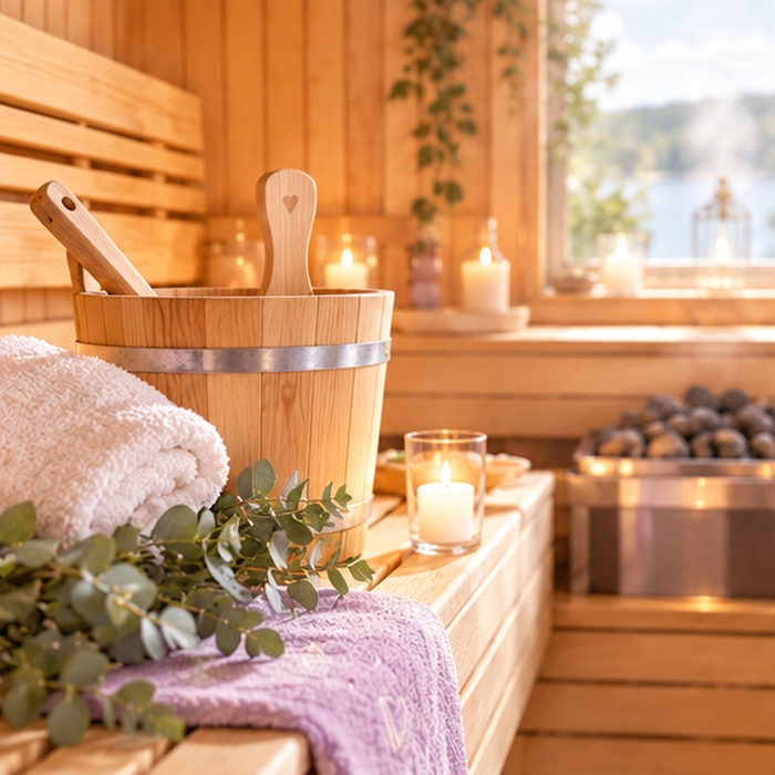 Gift me a spa day in the sauna🎀🩷