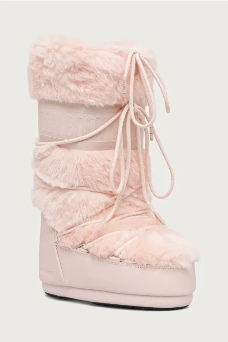 Pink Fur MoonBoots