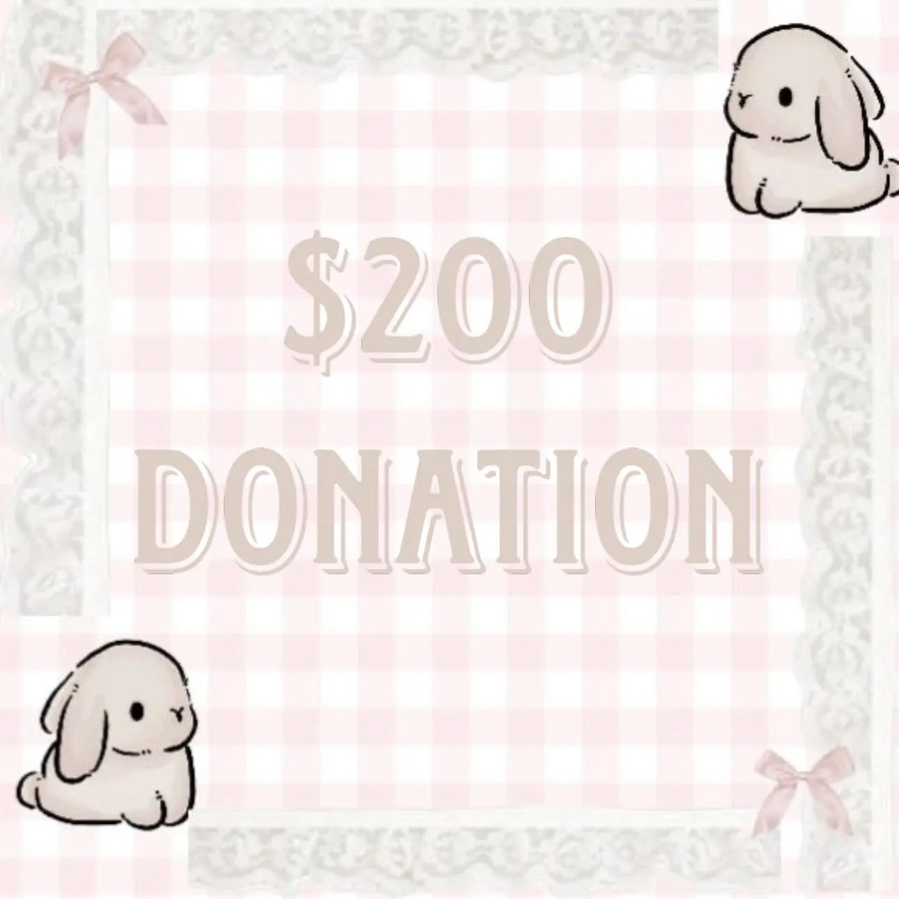 $200 donation
