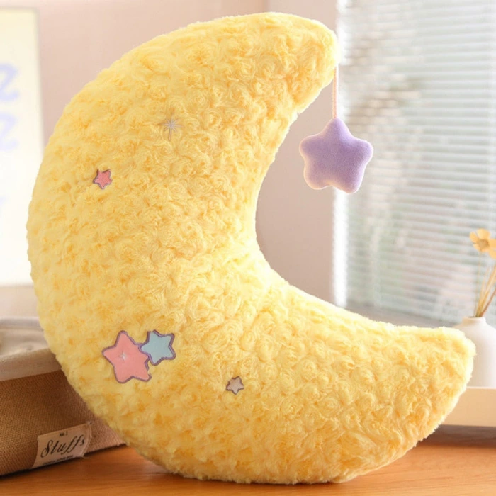 Pastel Magic Moon Pillows - Yellow Moon