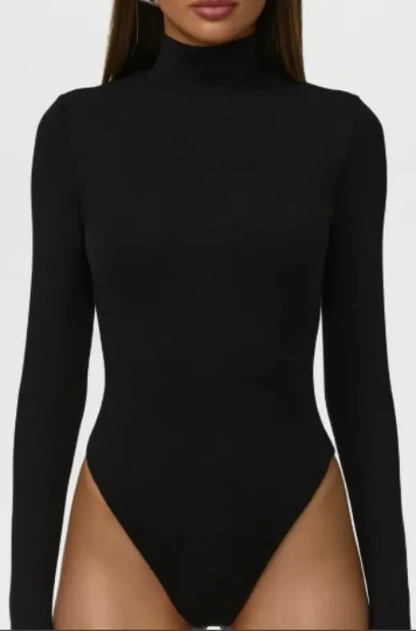 Butter Turtleneck Contour Bodysuit