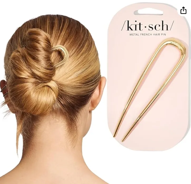 Gold French Hair Pin