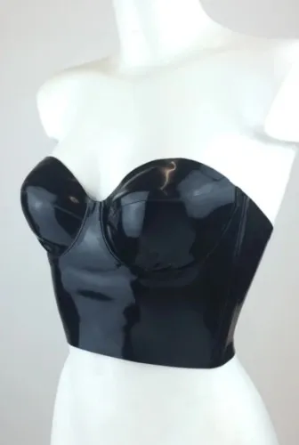 Latex Bra Cup Bustier