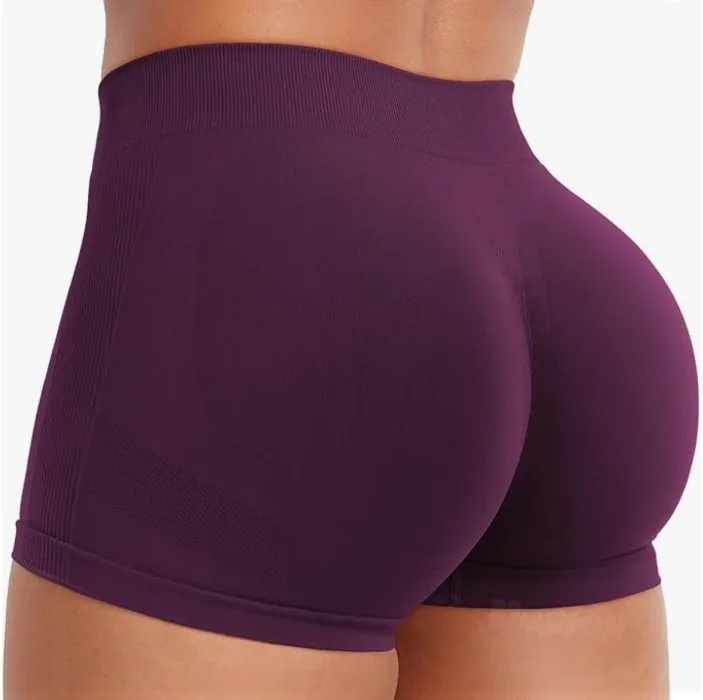 Purple Spandex Shorts