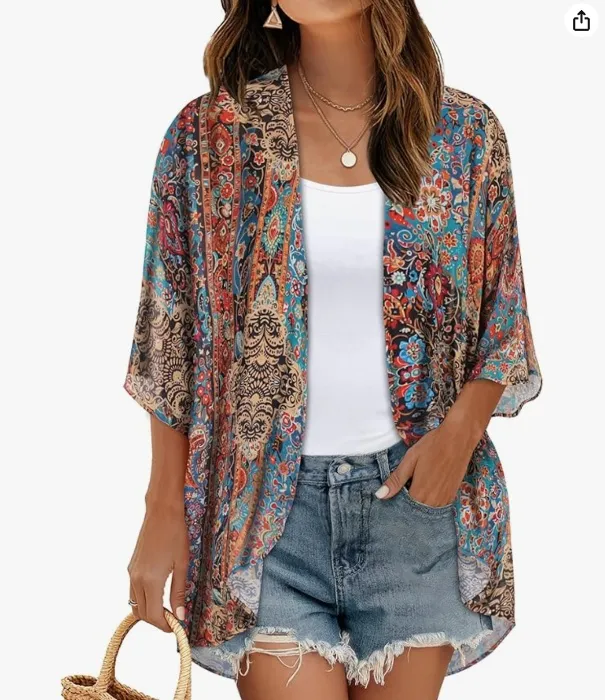 Floral Sheer Cardigan