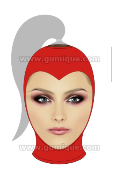 Hot Red Mask