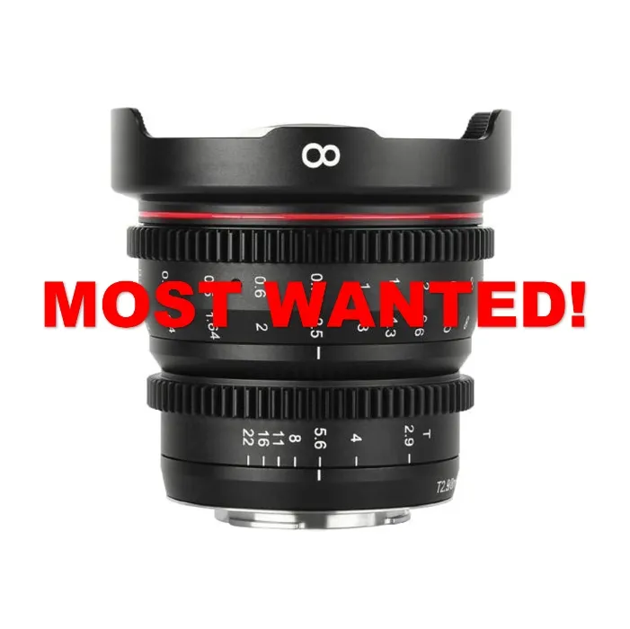 Meike 8mm T2.9 MFT Cine Lens
