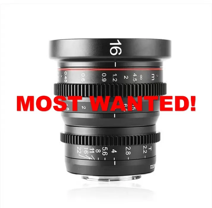 MEIKE 16mm T2.2 MFT Cine Lens