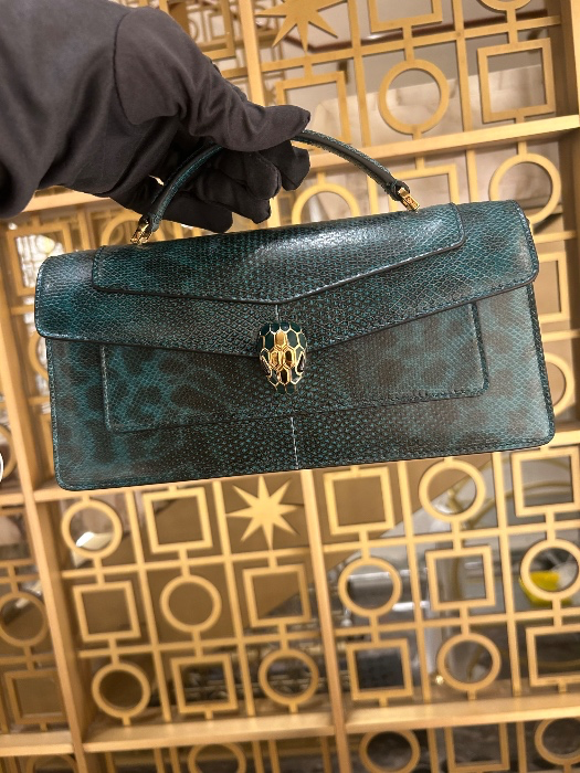 Serpenti Forever Top Handle Calf Leather 295603 | Bags | Bvlgari Official Store