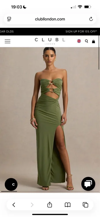 Laviza strapless dress