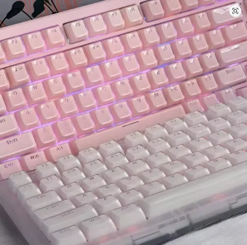 Jelly Round Translucent Key Caps Set