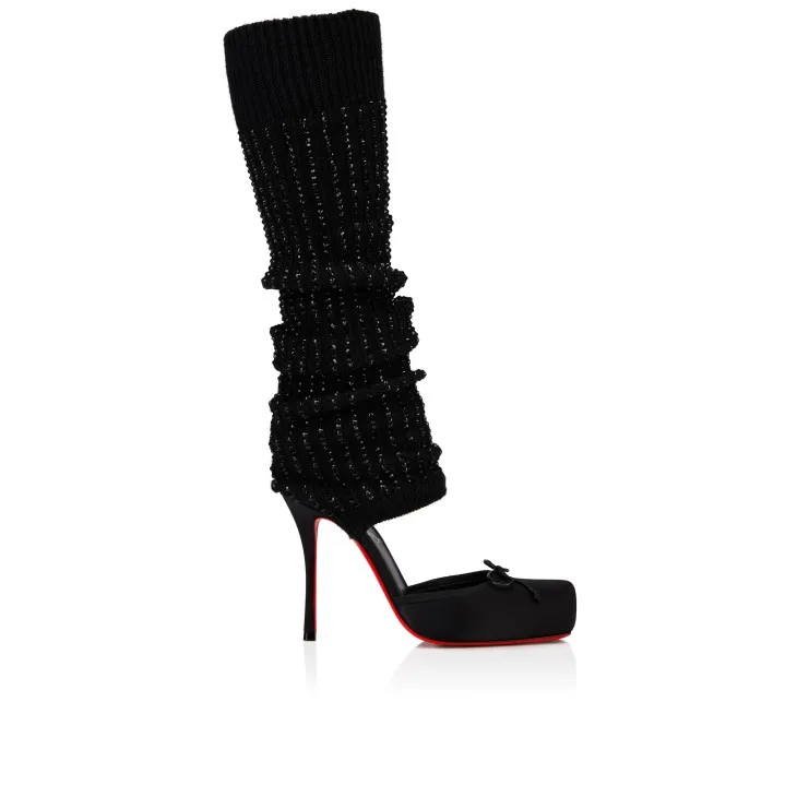 Christian Louboutin Cassia Annmac 100MM Satin Pumps