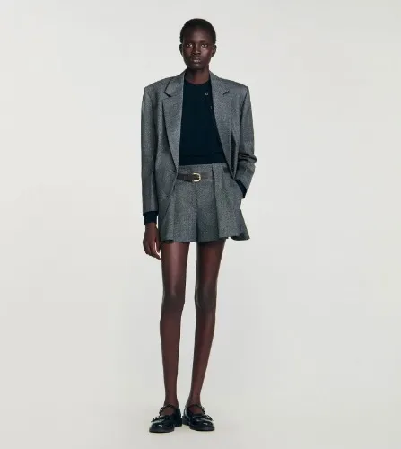 Sandro - Pleated Shorts