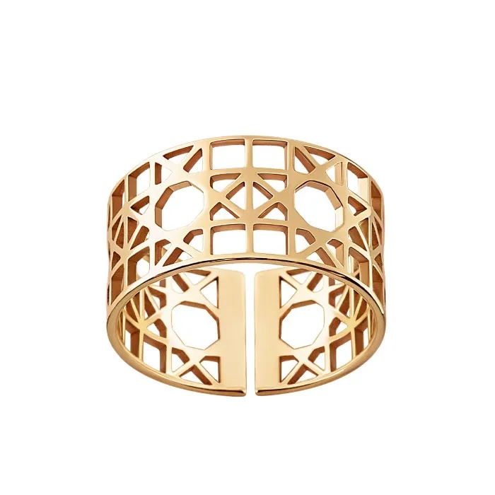 Pierścionek złoty ażurowy - Thonet (EA18260 - 42718)
