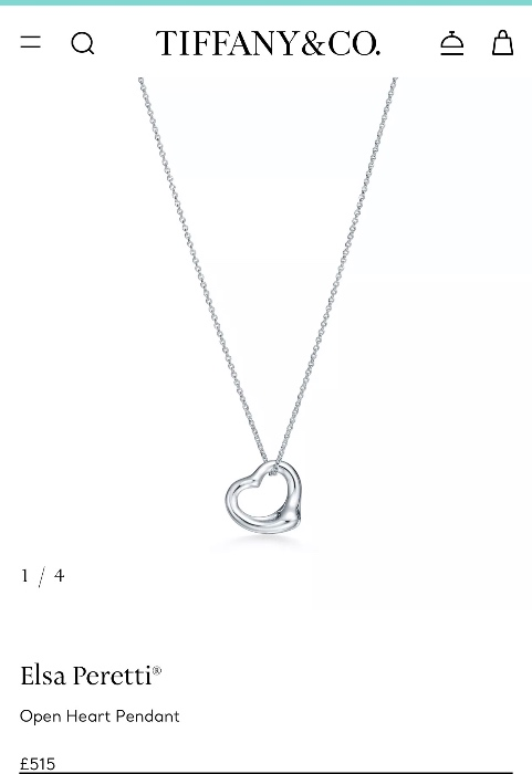 Elsa Peretti® Open Heart Pendant 
