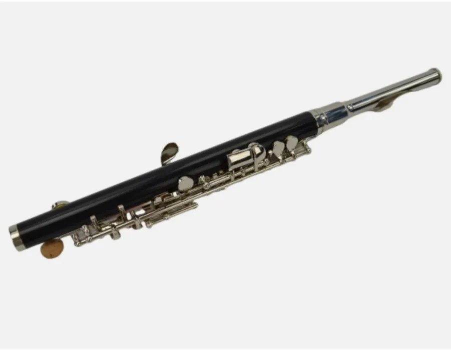 Professional Silver Plated Piccolo Flute with Premium Case & Extras