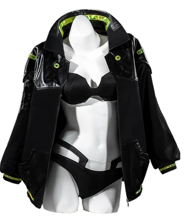 Cyberpunk Edgerunners Rebecca Halloween Cosplay Costume Set Without Shoes - Magic Wardrobes