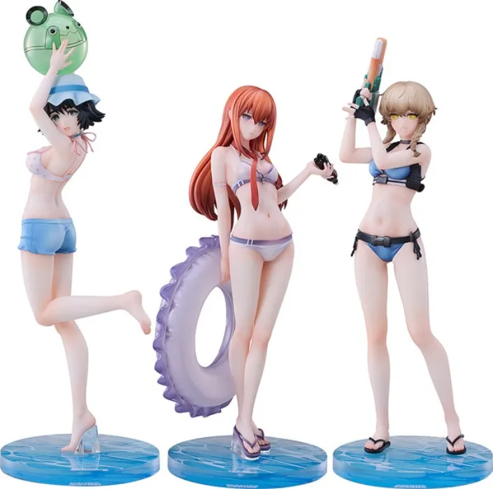 Steins;Gate Kurisu Makise & Mayuri Shiina & Suzuha Amane Swimsuit Ver. Set 1/7 Complete Figure
