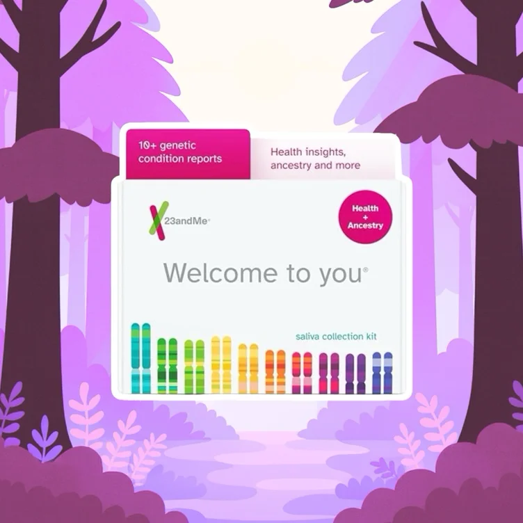 23andMe Health + Ancestry Service DNA Test Kit, with FDA-Authorized Reports | 100+ Reports, 5,000+ Regions, Up to 1,500 DNA Relatives, No Subscription (Before You Buy See Important Test Info Below) - 1 Count (Pack of 1)