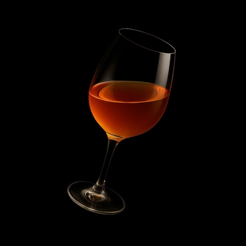 Glass of Amber Wine