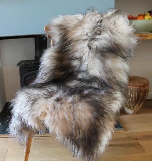 Real fur rug 