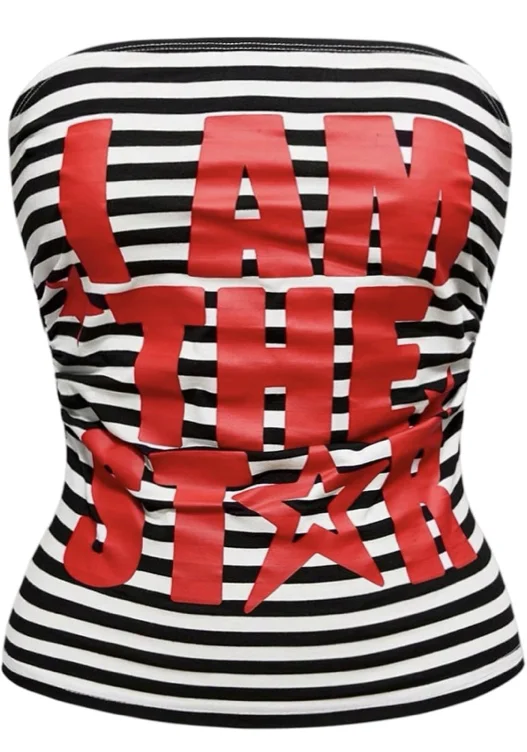 I am the star tube top 