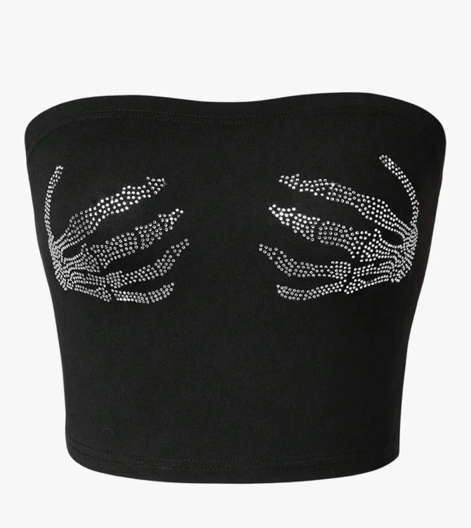 Skeleton tube top 