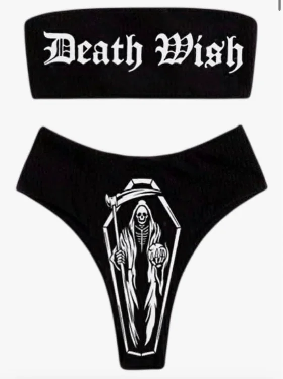 Death wish swim suit 