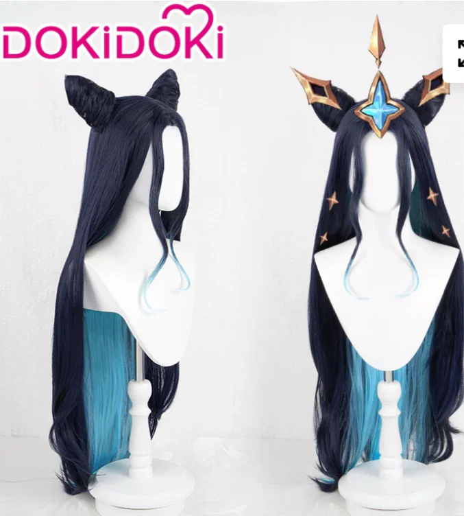 DokiDoki Game Cosplay Wig Long Hair