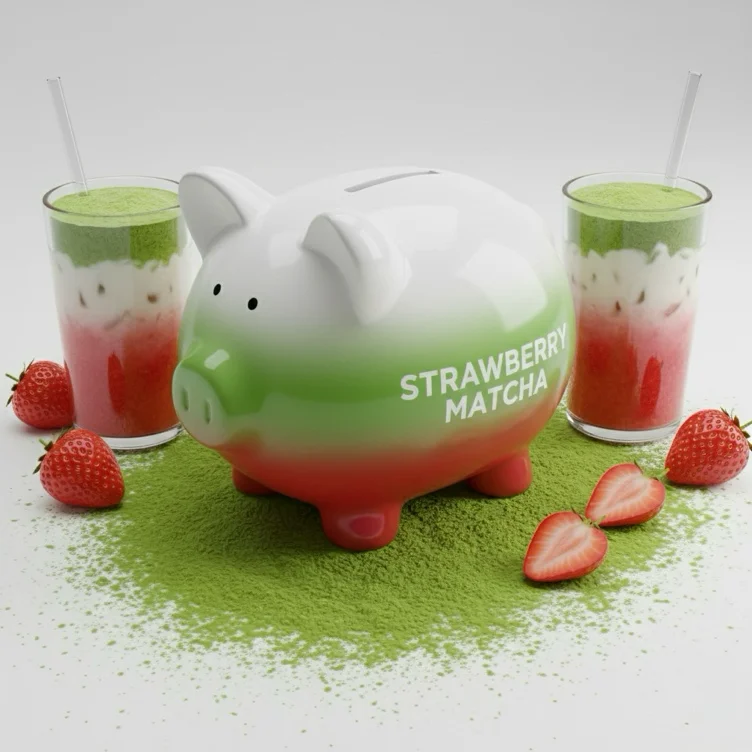 STRAWBERRY MATCHA 🍓 