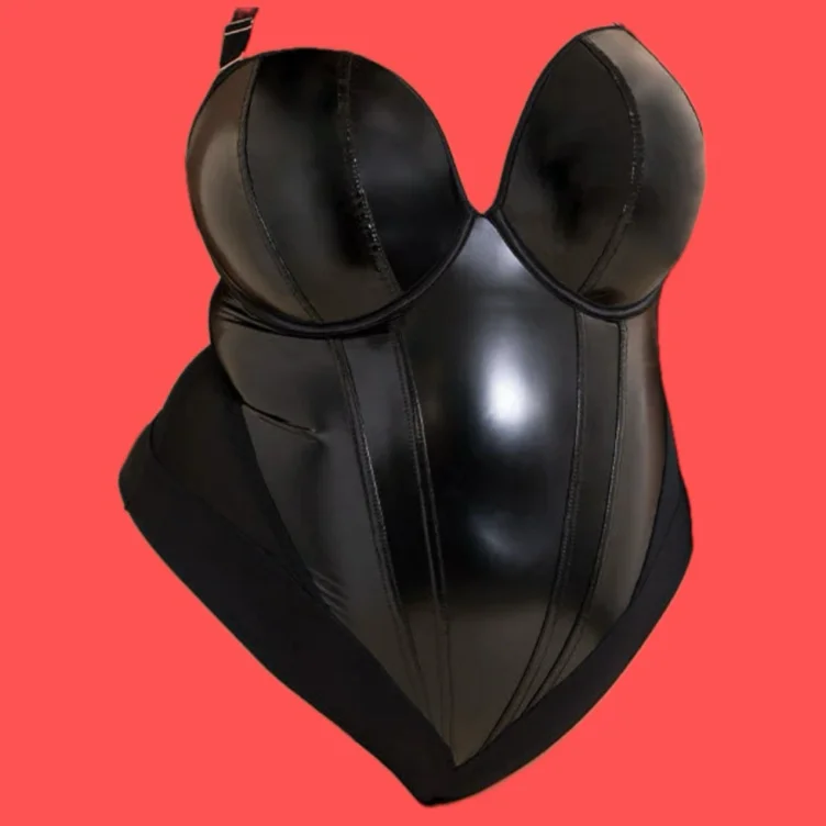 Scantilly Classique Plunge Strapless Padded Body Black