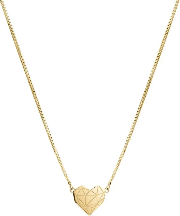 LIEBESKIND gold heart necklace