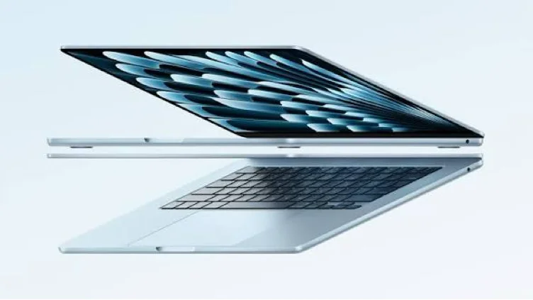 Blue MacBook Air