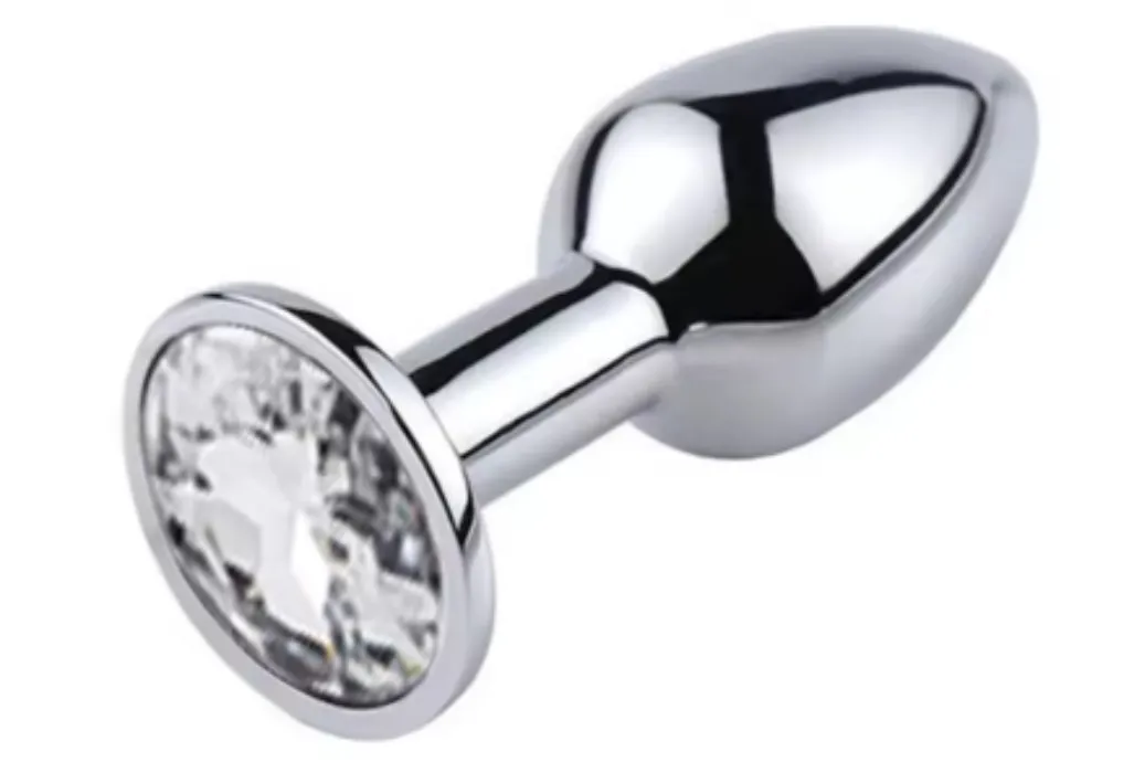 Anal Plug White Stone