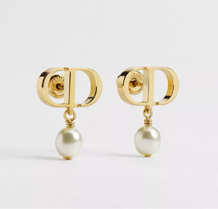 Dior petit CD earrings 
