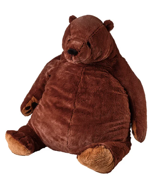 DJUNGELSKOG Soft toy - brown bear