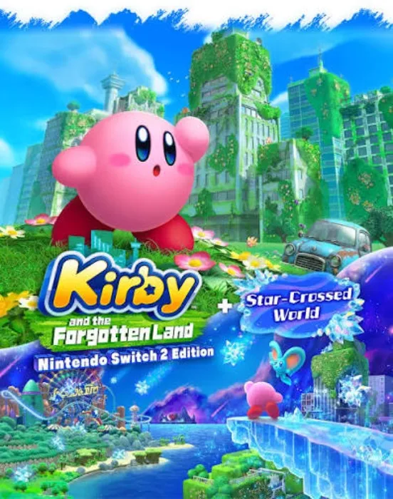Kirby and the Forgotten Land + Star‑Crossed World for the Nintendo Switch 2