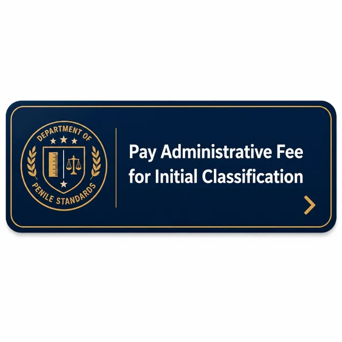 Administration Fee for Initial Classification