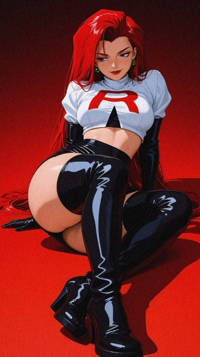 Red lacefront wig for Jessy 