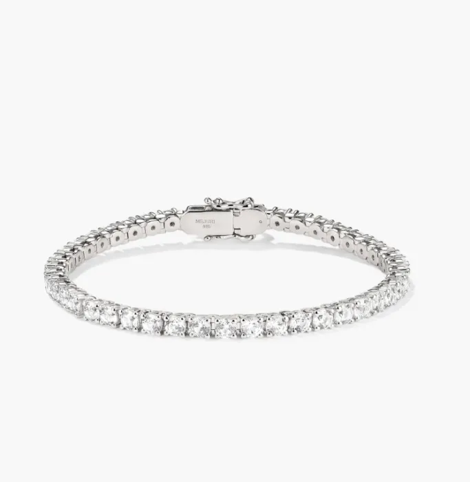 Lab Grown Sapphire Tennis Bracelet
