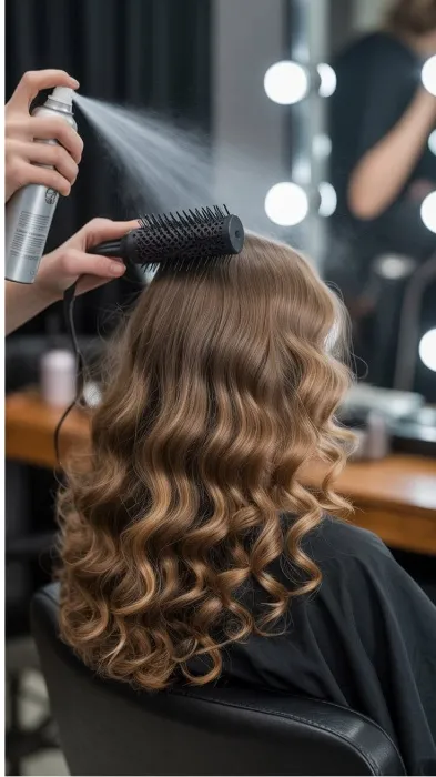 Hair salon, blowout