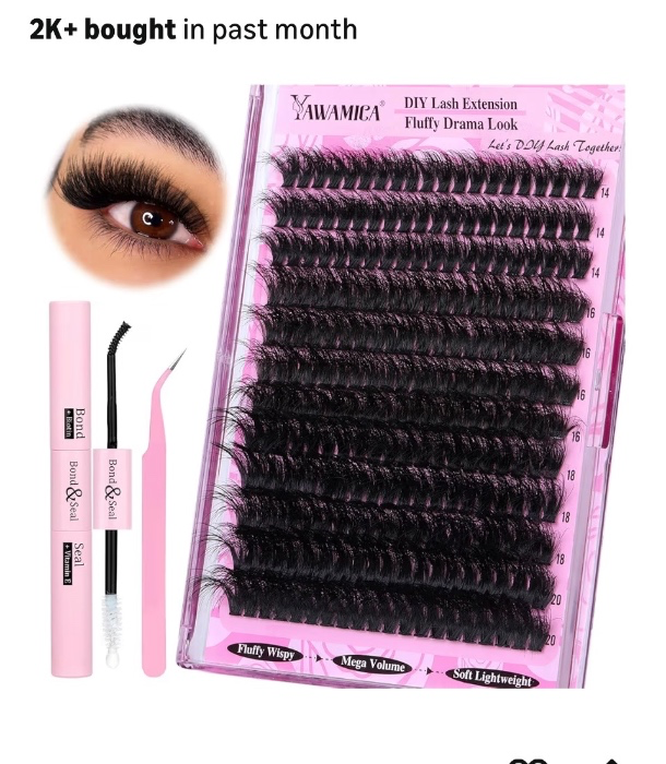 Yawamica Fluffier Lash Extension Kit 