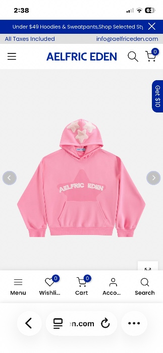 AELFRIC EDEN OVERSIZED COLORFUL EDEN STAR PULLOVER HOODIE