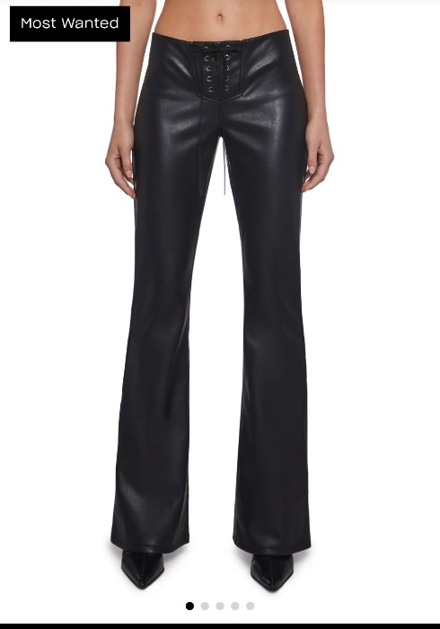 Caught stealing lace up pants