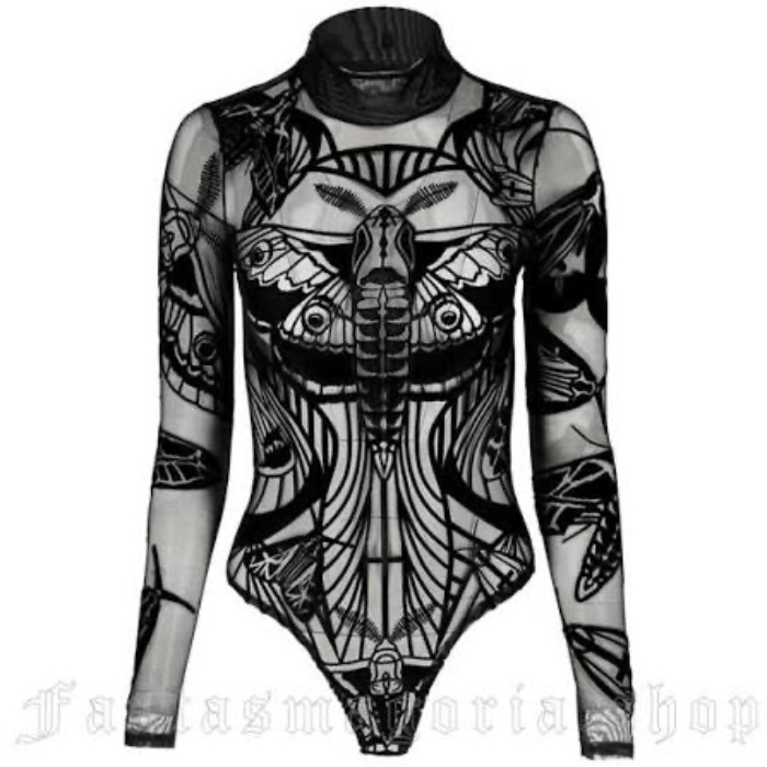 Moth Contour Mesh Bodysuit - Restyle Women's