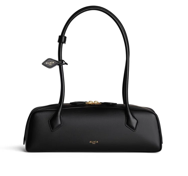 Alaia Le Teckel - Medium Black Calfskin 