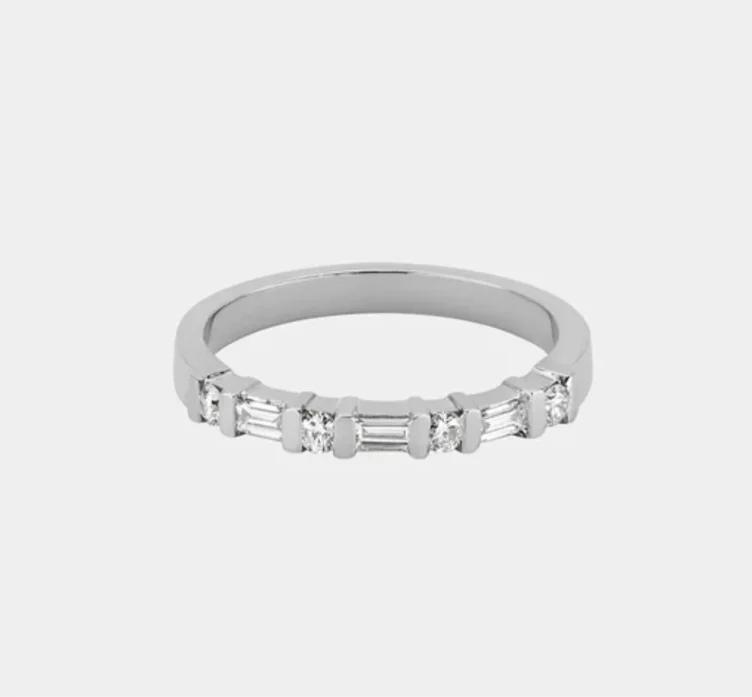 Natasha Schweitzer baguette diamond ring