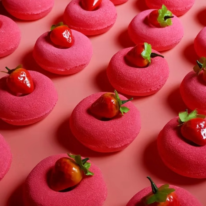 Strawberry Doughnut Bath Bomb